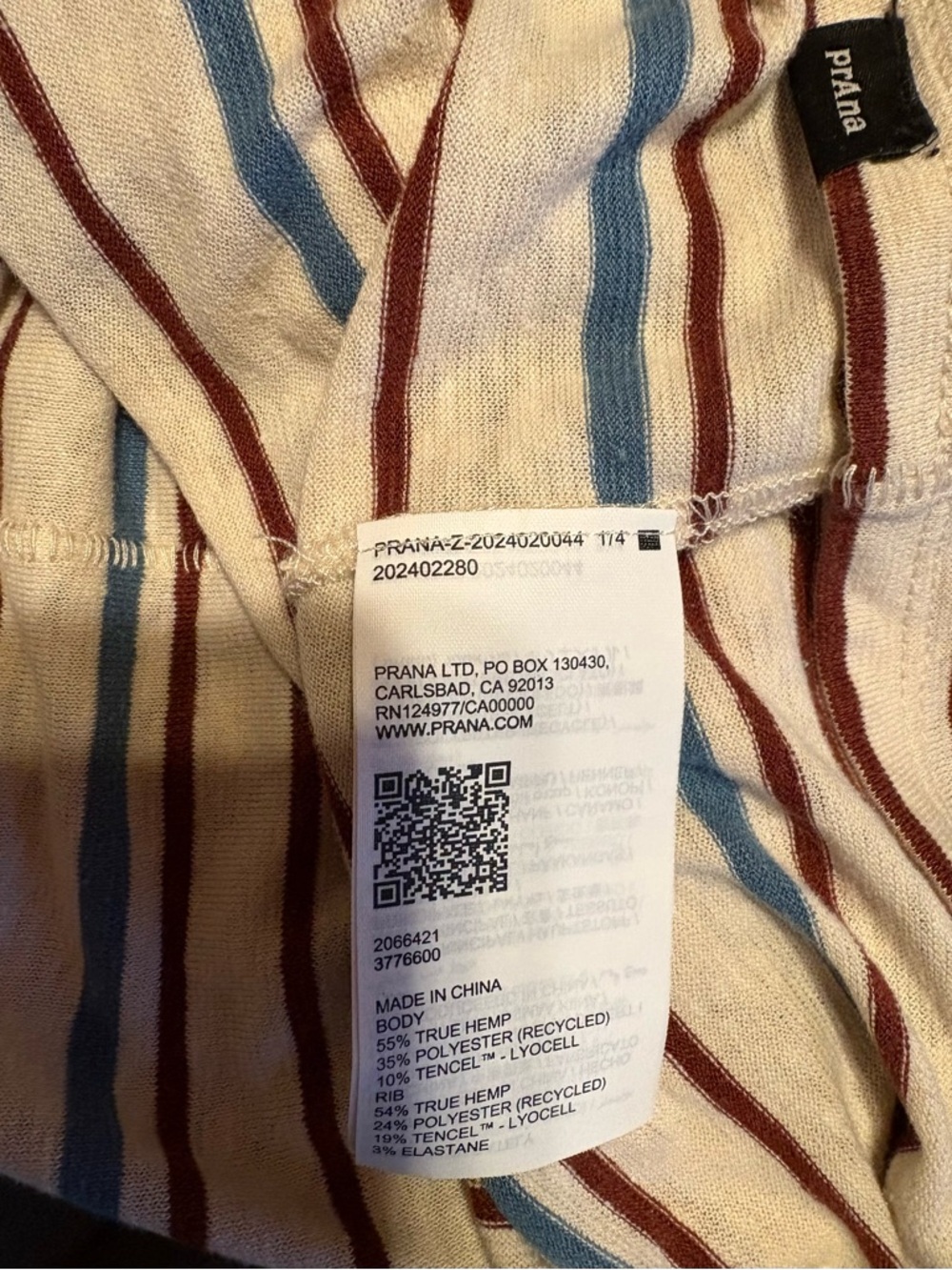 PrAna new Cozy Up T shirt women’s medium hemp blend - Picture 12 of 12